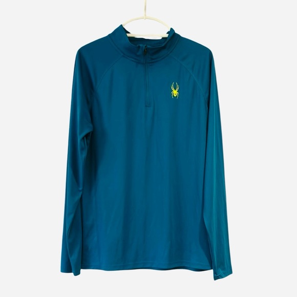 Spyder Other - Spyder athletic shirt size Teal Long Sleeve Pullover